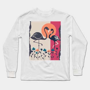 Flamingos in paradise Long Sleeve T-Shirt